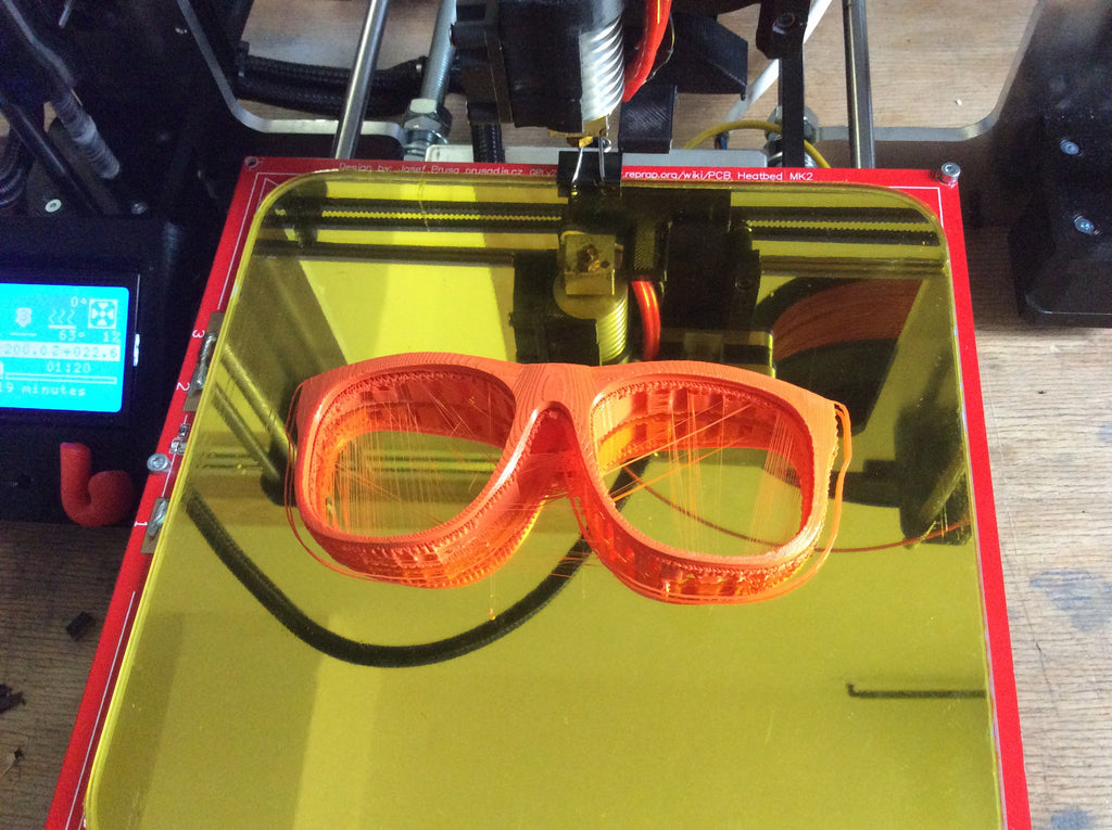 FRAME PUNK Brille im 3D Druck Verfahren